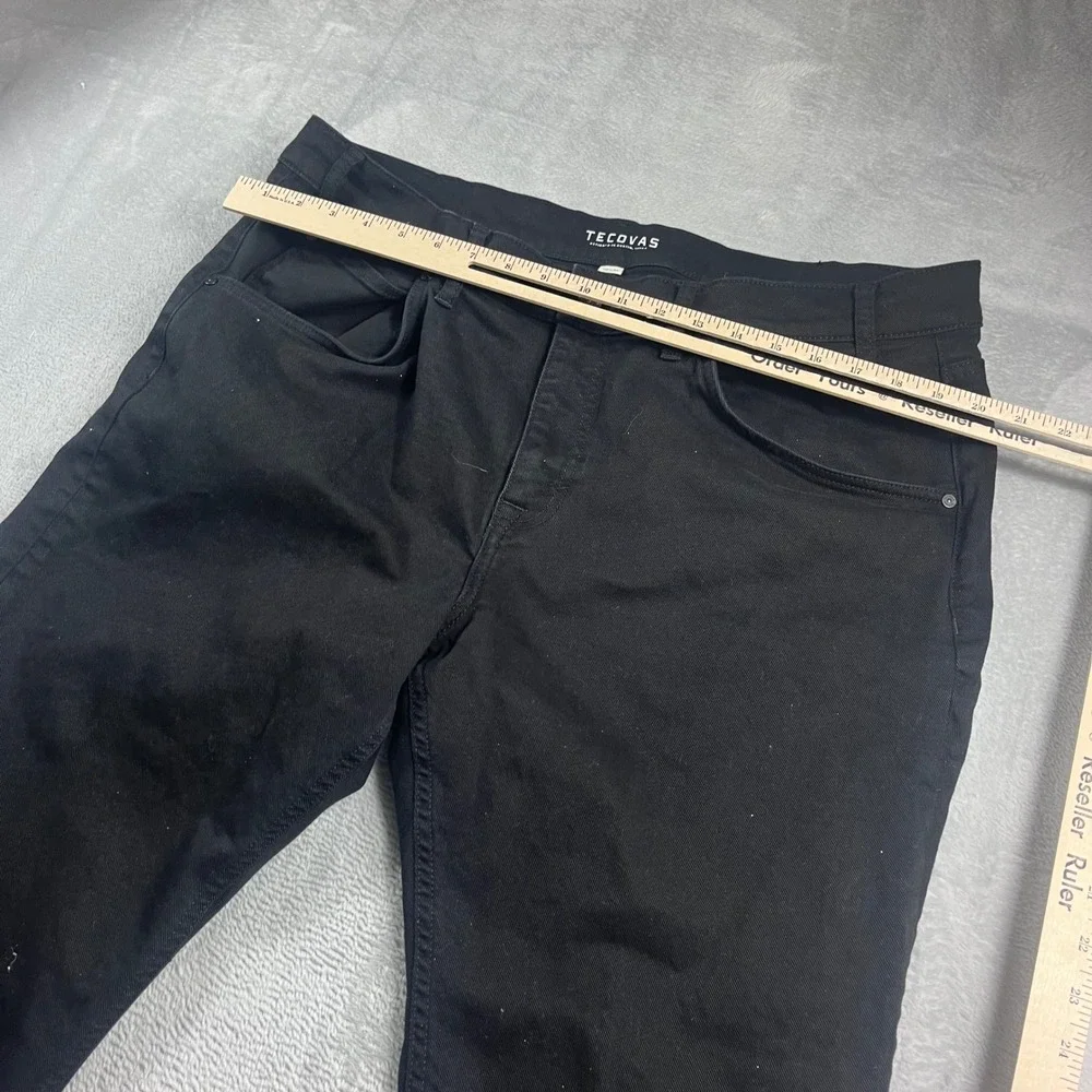 Tecovas Everyday Standard Jeans Mens 40x34 Black Straight Leg Denim TM130012